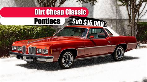 are pontiacs cheap to fix